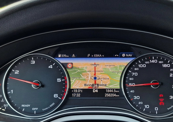 Audi A6 cena 78000 przebieg: 258000, rok produkcji 2015 z Limanowa małe 79